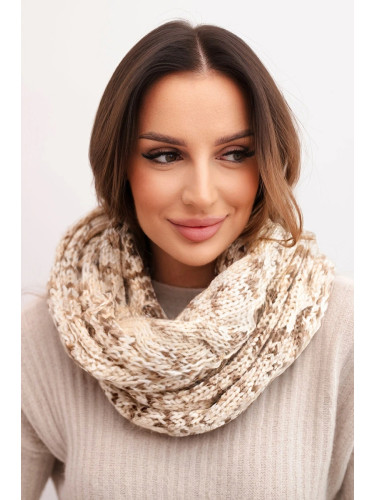 Дамски дебел зимен шал на пъстри шарки KN24