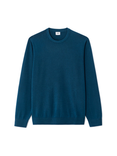 Син пуловер Celio Decoton