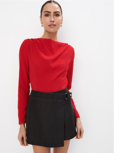 Mohito - Боди с дълъг ръкав - червен