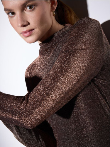 Mohito - Топ с метална нишка - оранжево