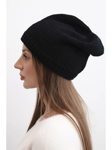 Дамска зимна шапка Kesi с уши и оребрен модел