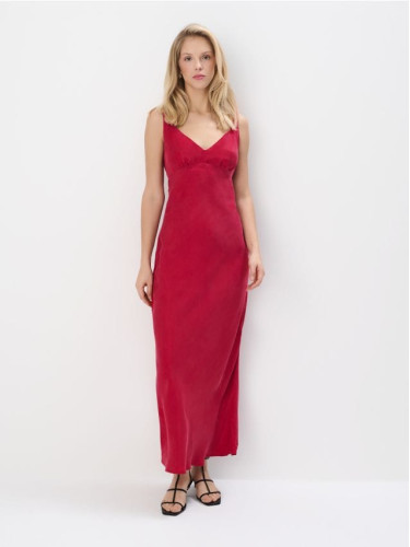 Mohito - Миди рокля с презрамки - червен