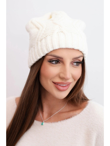 Зимна шапка Kesi с полар Sylwia K244 екрю