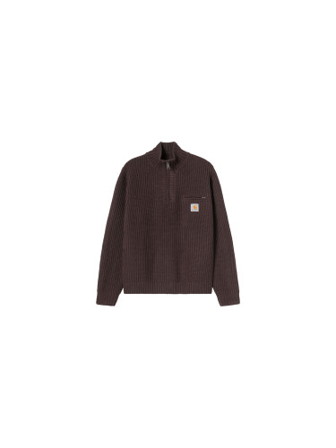 Carhartt WIP Detroit Half Zip Sweater Мъже - Суитшърти и блузи с качулка Carhartt WIP - Кафяв - I035398_33H_XX-L - Size: L
