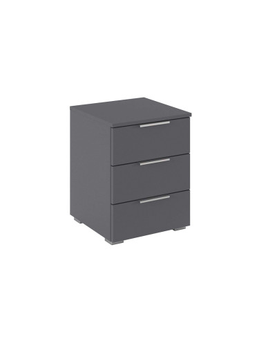 СИВО НОЩНО ШКАФЧЕ МАРС С 3 ЧЕКМЕДЖЕТА 40/40/52 СМ