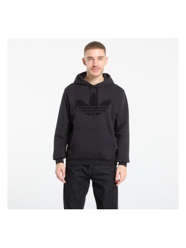 Суитшърт adidas Monogram Infill Hoodie Black XXL