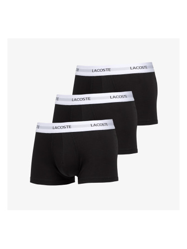 Боксерки LACOSTE 3-Pack Trunk Black XXL
