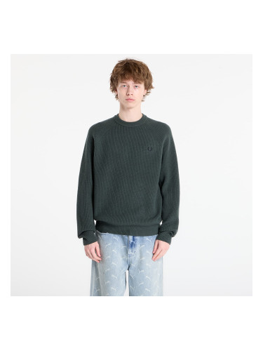 Пуловер FRED PERRY Lambswool Raglan Jumper Court Green M