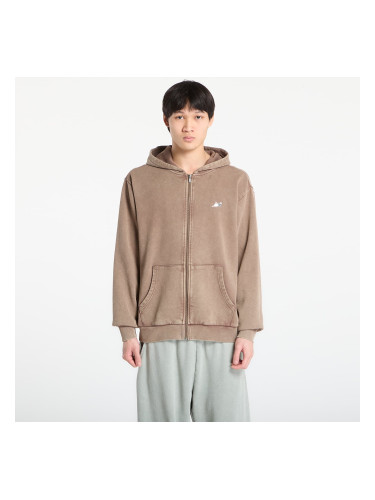 Суитшърт RIPNDIP Castanza Zip Up Hoodie Brown Vintage Wash S