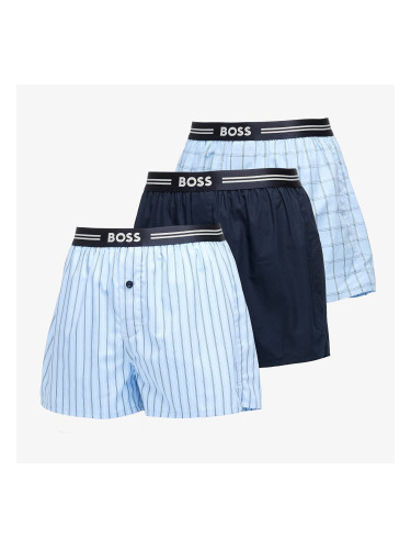 Боксерки Hugo Boss Woven Boxer 3-Pack Blue S