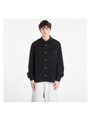 Риза Calvin Klein Jeans Ls Cotton Twill Rela Shirt Black L