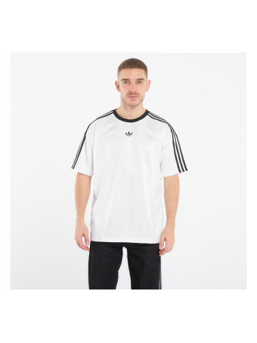 Тениска adidas Adicolor Jacquard Jersey White XXL