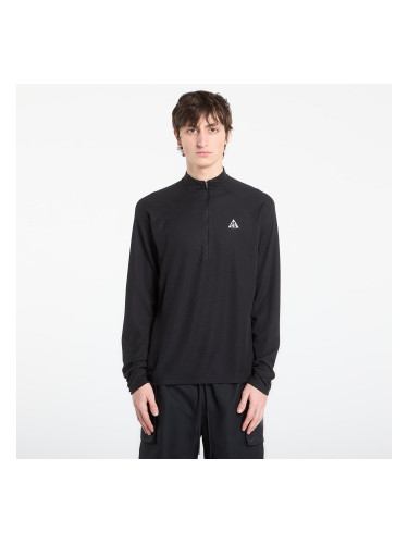 Тениска Nike ACG Men's Dri-FIT Mid-Layer 1/4-Zip Trail Running Top Black/ Black/ Summit White S