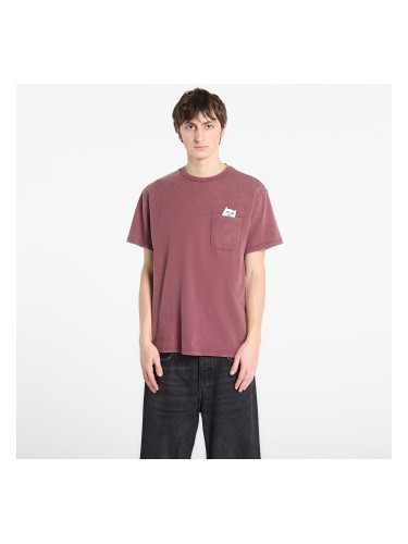 Тениска RIPNDIP Lord Nermal Pocket Tee Burgundy Vintage Wash S