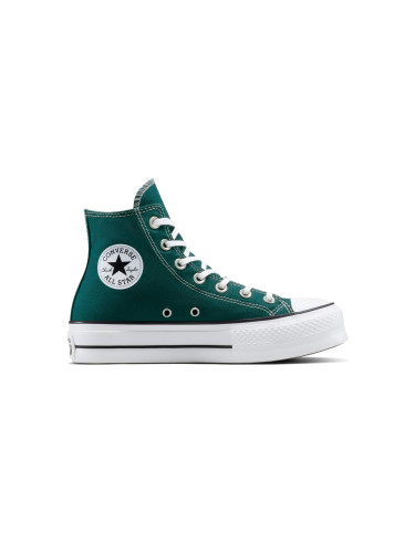 Converse Chuck Taylor All Star Lift Platform Green A14510C Жени - Спортни обувки Converse - Зелен - A14510C-3 - Size: 3