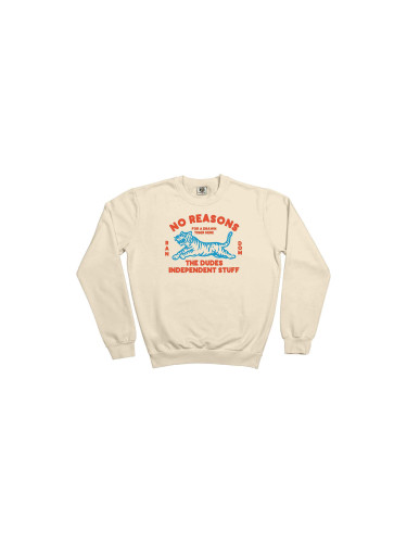 The Dudes No reasons Classic Sweatshirt Мъже - Суитшърти и блузи с качулка The Dudes - Бял - 10033567-L - Size: L