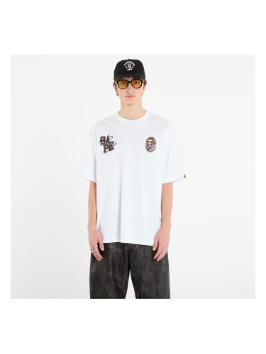 Тениска BAPE® x FOOTSHOP - Scribble Logo Tee White L