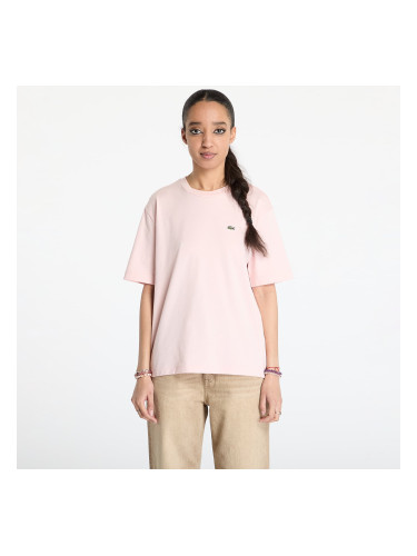 Тениска LACOSTE Soft Cotton T-shirt Rose Pale L