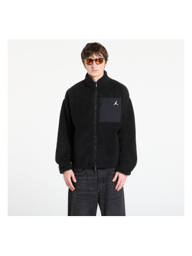 Яке Jordan Flight Men’s High Pile Shearling Jacket Black/ White XS