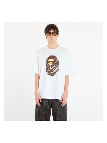 Тениска BAPE® x FOOTSHOP - Scribble Ape Tee White L