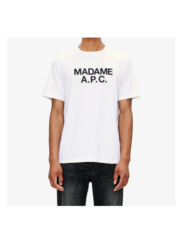 Тениска A.P.C. Madame T-Shirt UNISEX White L