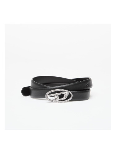 Колан DIESEL Oval D Logo B-1Dr Strass 20 Belt Black 85
