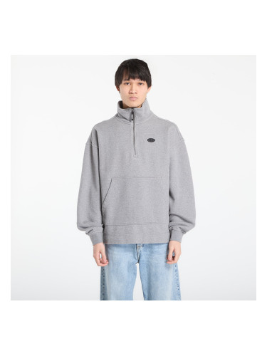 Суитшърт adidas 90S Alternative Sport Half Zip Graphic Fleece Sweatshirt Core Heather L