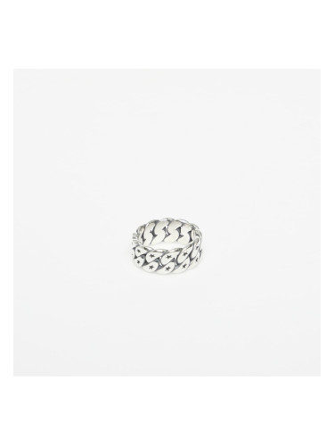 TwoJeys Cuban Monogram Ring Silver 54 mm