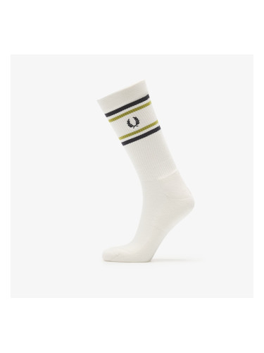 Чорапи FRED PERRY Ribbed Sports Sock Light Ecru 39-42