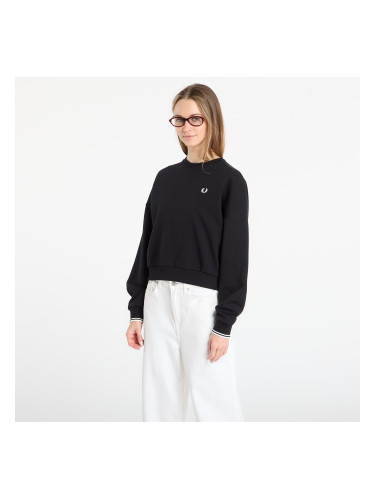 Суитшърт FRED PERRY Tipped Sweatshirt Black 36