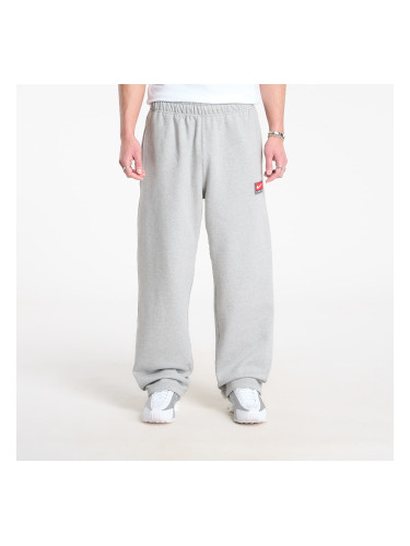 Потници Nike Solo Swoosh Men's Fleece Open-Hem Pants Dk Grey Heather/ White XL