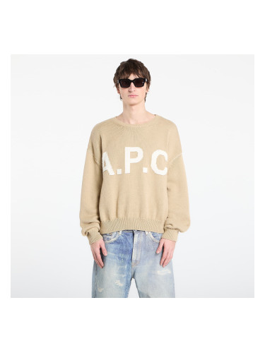 Пуловер A.P.C. Logo Jumper UNISEX Beige M