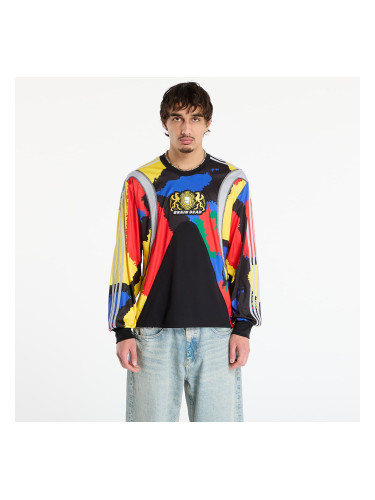Джърси adidas Brain Dead Long Sleeve Jersey Black/ Eqt Yellow L