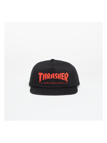 Шапка Thrasher x Spitfire Snapback Black Universal