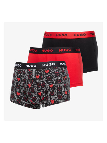 Боксерки Hugo Boss Trunk 3-Pack Design Multicolor M