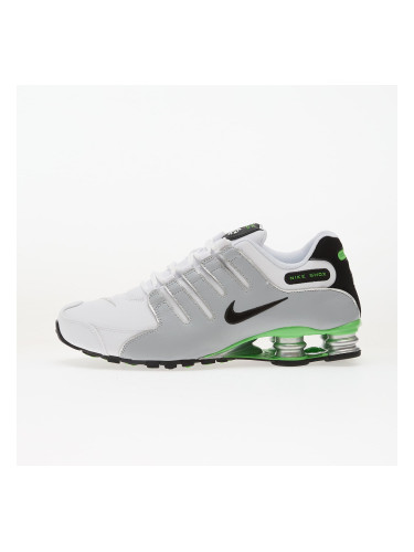 Сникърси Nike Shox Nz White/ Black-Metallic Silver-Green Pulse EUR 45