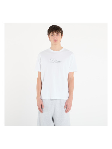 Тениска DIME Cursive T-Shirt UNISEX White L