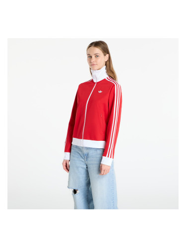 Суитшърт adidas Classic Track Top Better Scarlet/ White S