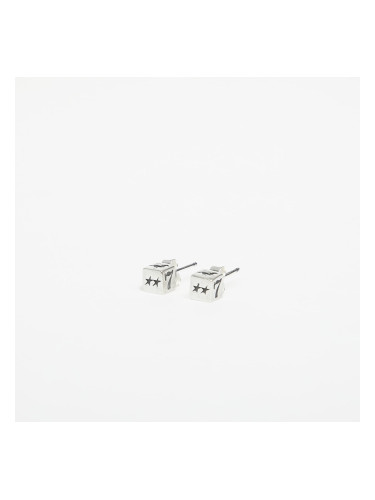 TwoJeys Dice Stud Earrings Silver Universal