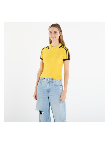 Тениска adidas Knitted Cali T-Shirt Eqt Yellow XS