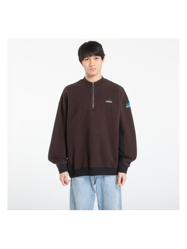 Суитшърт adidas Equipment Blocked Half-Zip Aurora Coffee XXL