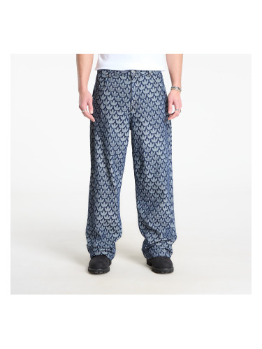 Панталони adidas Denim Loose Monogram Pants Indigo Denim 34