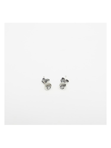 TwoJeys 8 Ball Earrings Silver Universal