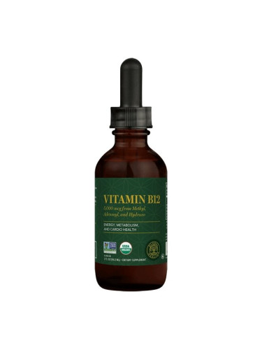 Нервна система - Витамин B12, 5000 µg, 29.6 ml капки