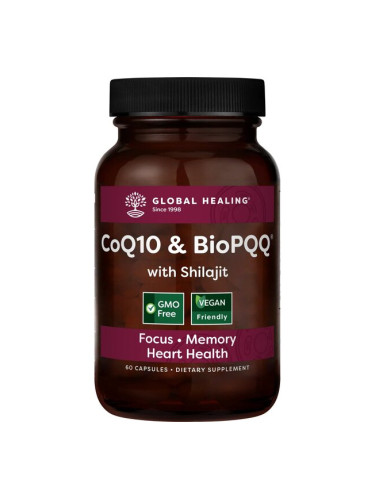 Koензим Q10, Bio PQQ + Шилажит 60 капсули | Global Healing