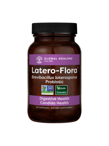 Latero-Flora™ Brevibacillus laterosporus (B.O.D.™ strain) - Пробиотик срещу Кандида в червата, 60 ка