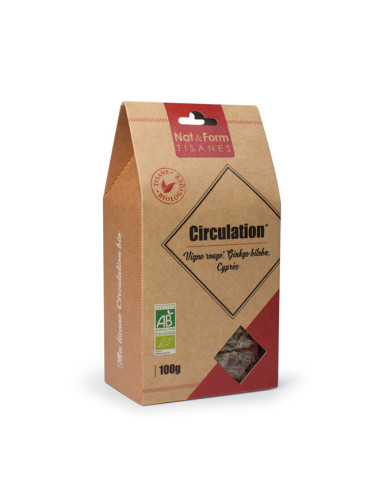 Tisanes Инфузия за добро кръвообращение БИО 100 g | Nat&Form