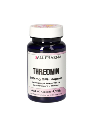 Грижа за костите и мускулите - L-Треонин (Threonin), 500 mg х 60 капсули