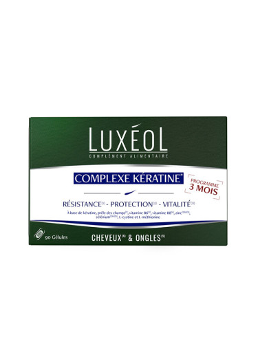 Luxéol Формула за здрава коса с Кератин 90 капсули | Luxéol