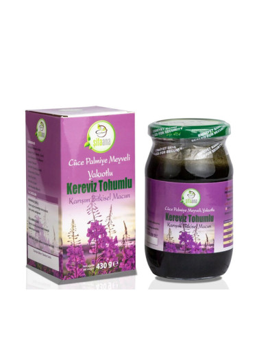 Билкова паста от плод от палма джудже, върбовка и семена от целина 430 g | Şifa Ana